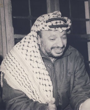 Yasser Arafat, PLO Chairman, photographed in 1974