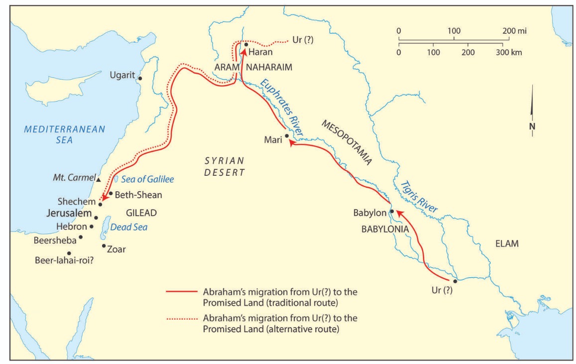 Abraham’s Journey from Haran to Canaan