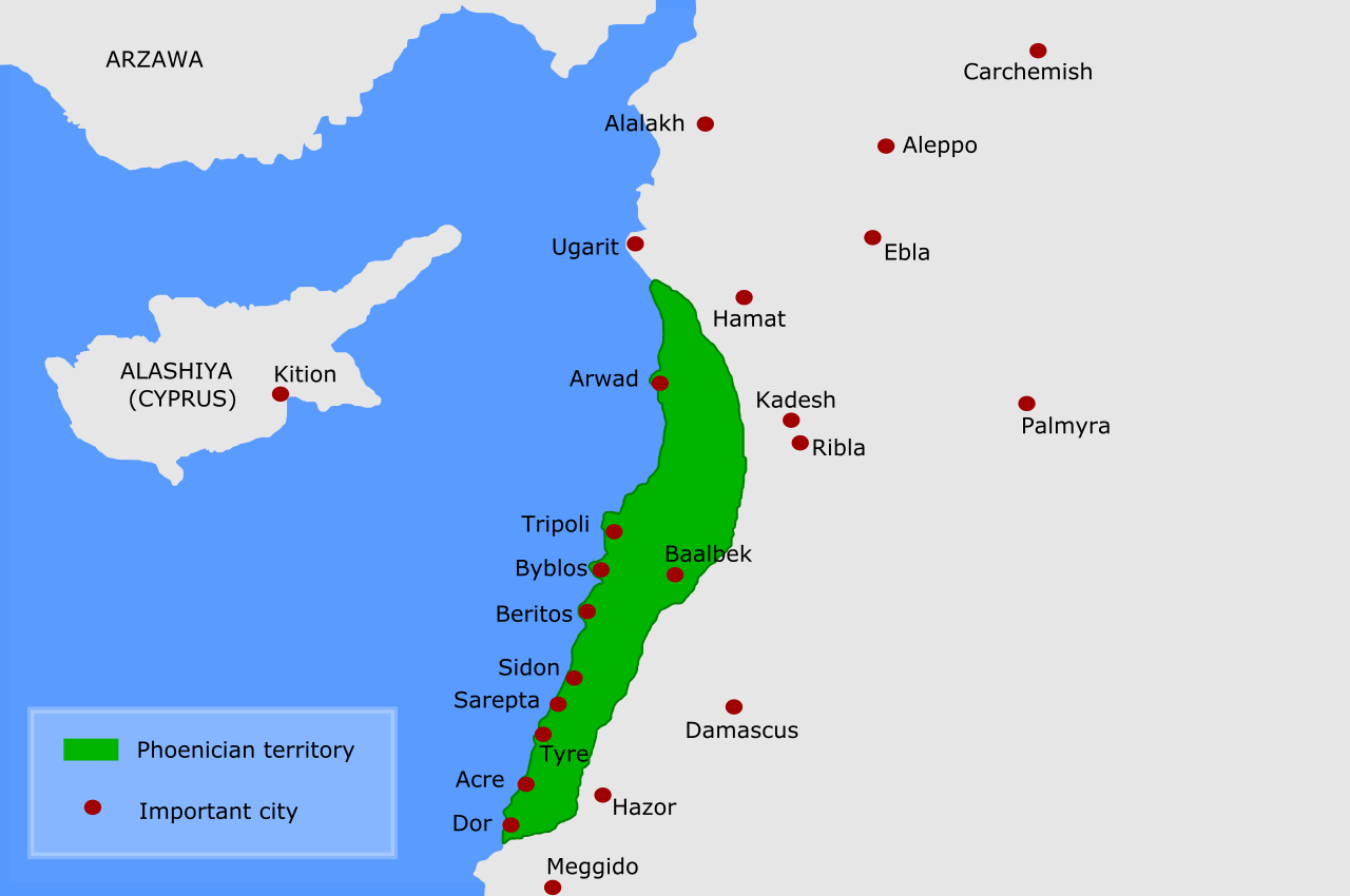 Ancient Phoenicia & Its Sea Ports