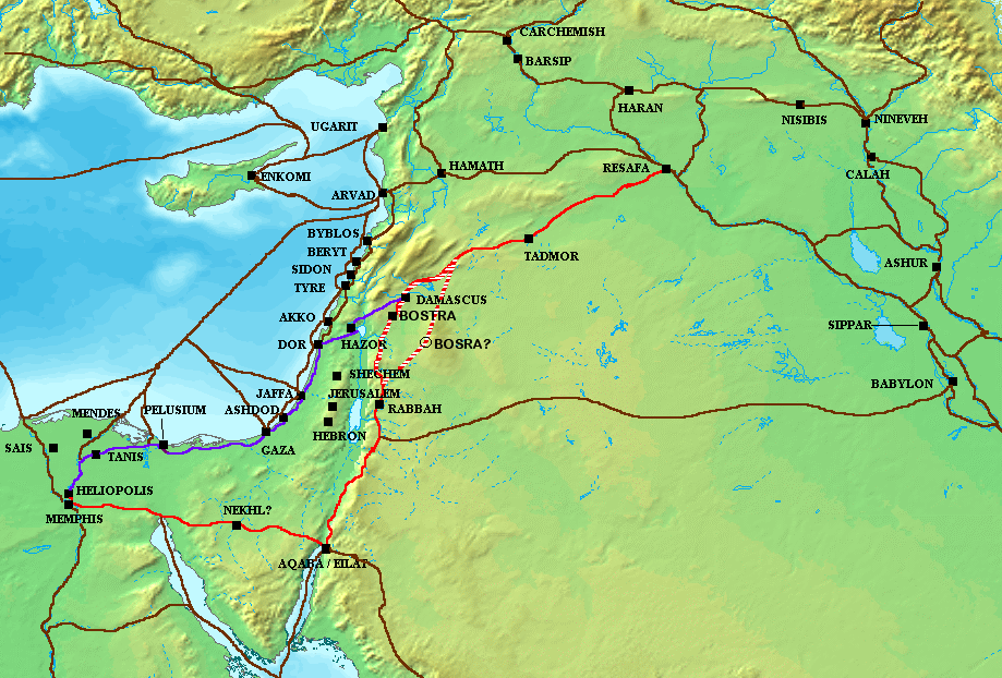 Ancient Trade Routes of the Near East