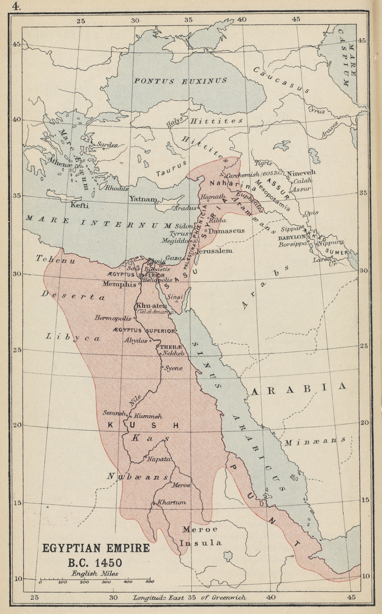 The Egyptian Empire at Its Height