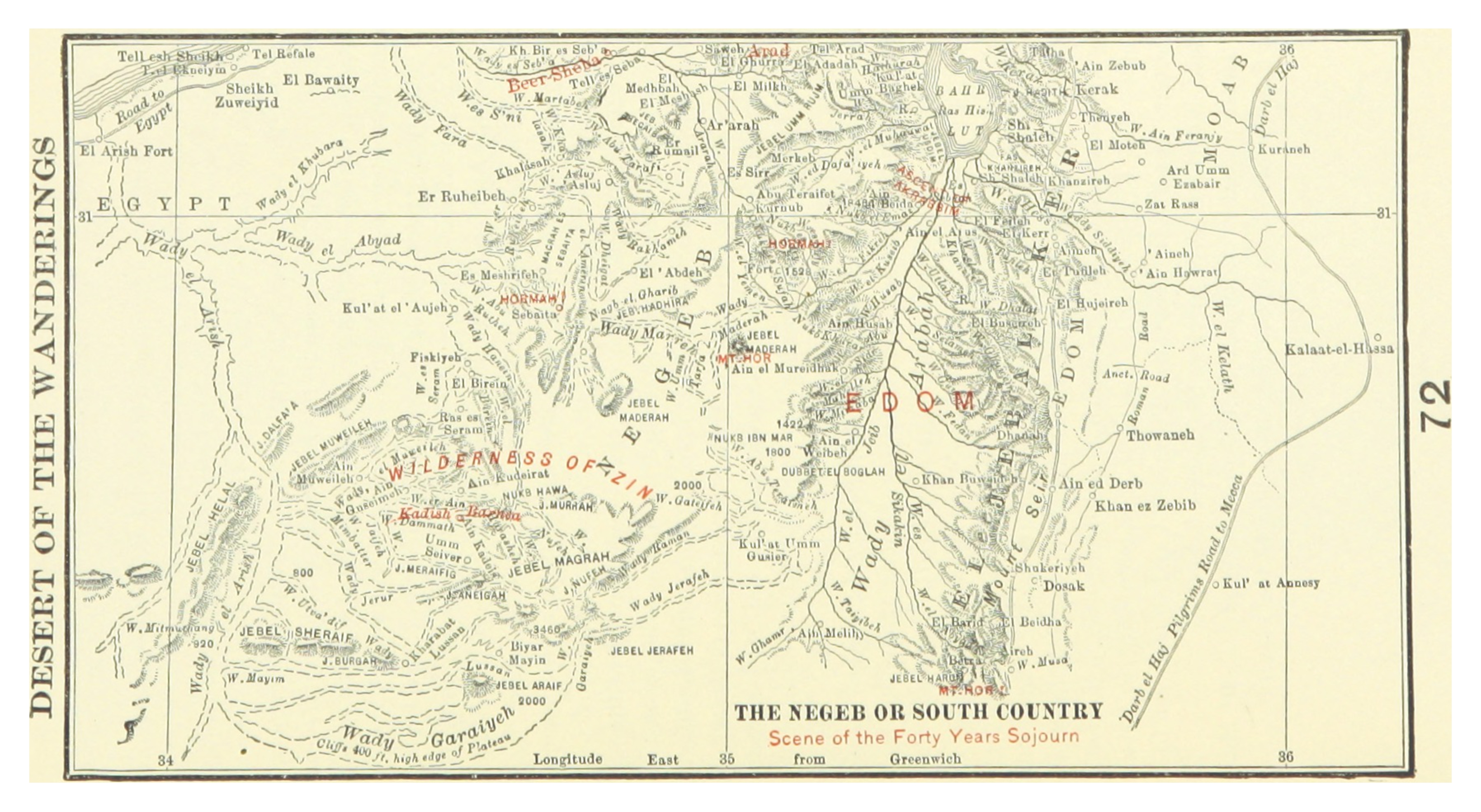 The Full Exodus Route — Sinai to Kadesh-Barnea