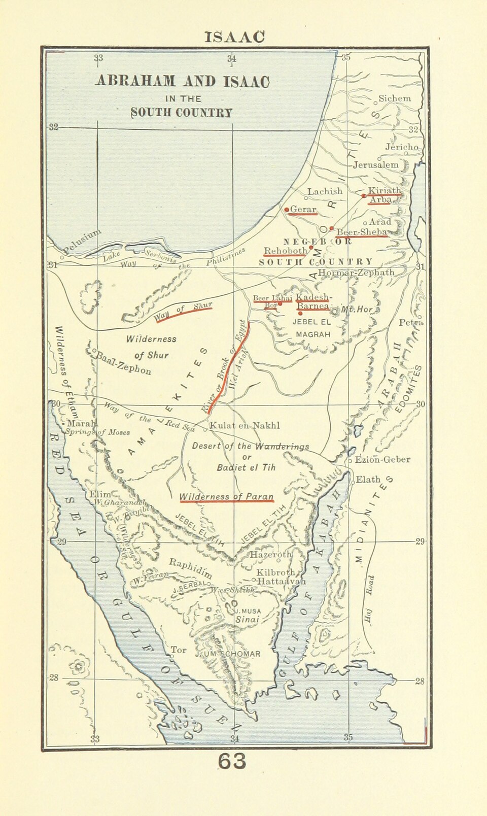 Isaac — His Life & Journeys in Canaan