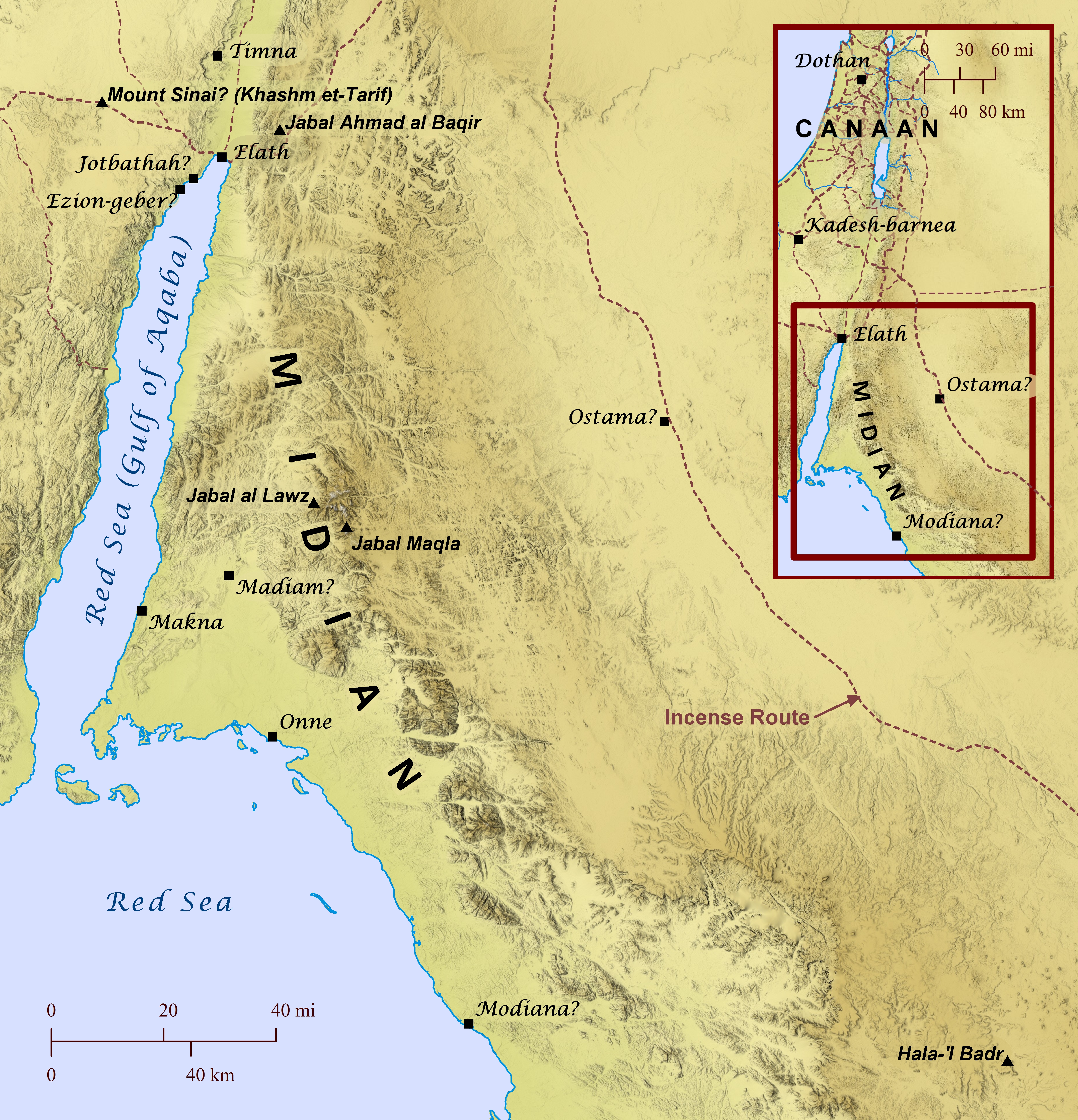 The Land of Midian