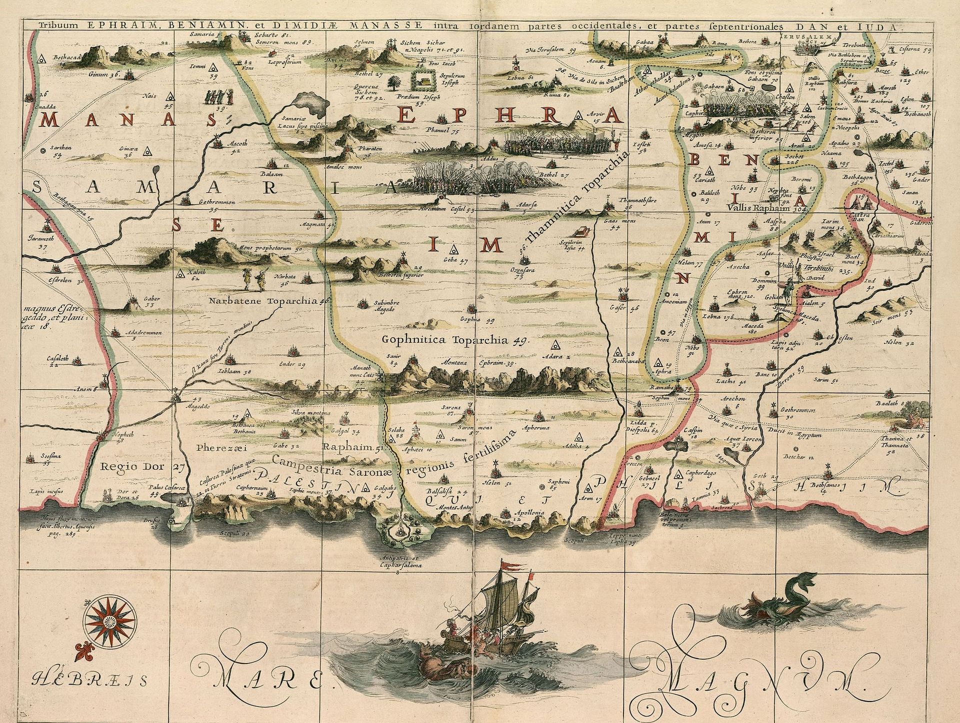 The Tribe of Benjamin — Its Territory