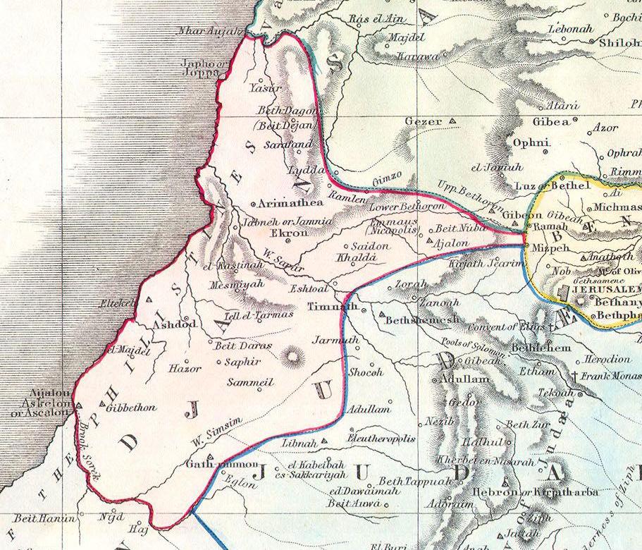 The Tribe of Dan — Its Territory & Migration
